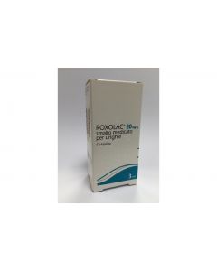 Roxolac 80mg/g Smalto Medicato per Unghie Flacone 3 ml con Pennello Applicatore