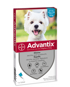 ADVANTIX Spot-On 1x1ml 4-10Kg