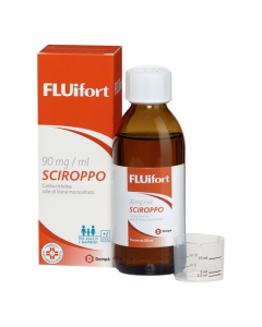 Fluifort 9% Carbocisteina Sciroppo Mucolitico 200 ml Con Misurino