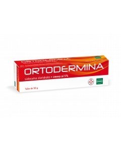Ortodermina Crema 5% Lidocaina Anestetico 50 g