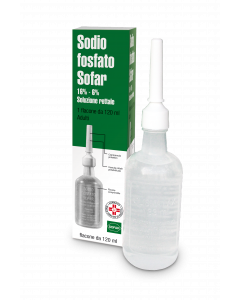 Sodio Fosfato Sofar Adulti 16%-6% Soluzione Rettale Flacone 120 ml