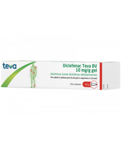 Diclofenac Gel 10mg/g 60gteva