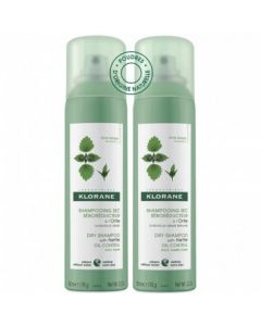 Klorane Shampoo Secco Ortica 2X150Ml