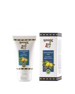 L'Amande Marseille Crema Esfoliante Piedi con estratti di Betulla e Limone 75 Ml
