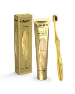 Curasept Gold Lux Luxury Whitening Dentifricio 75 ml + Spazzolino