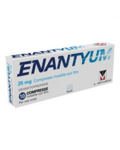 Enantyum 10 Compresse Rivestite 25mg Antinfiammatorio ed Antidolorifico