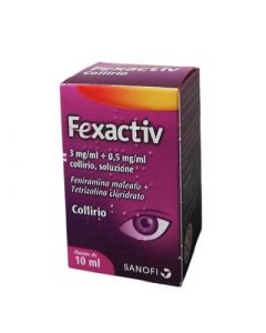 Fexactiv Collirio Antistaminico 0,3%+0,05% Soluzione Oculare Flacone 10 ml
