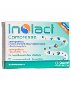 Inolact Integratore di Fermenti Lattici 20 Compresse Masticabili