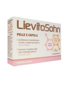 LievitoSohn Pelle e Capelli Integratore Con Fermenti Lattici 60 Compresse