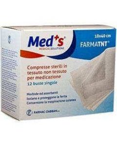 Med's Compresse Di Garza Sterile TNT 18 x 40 cm 12 Pezzi