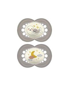 Mam Succh.night Silic. 6m+ 2pz Neutro