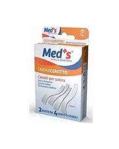 Med's Cerotti Sutura Cutanea Piccole Ferite 4 x 76 mm