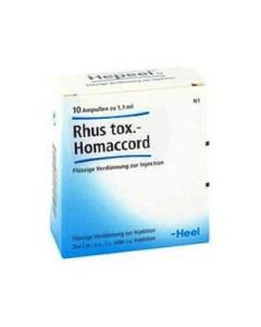 Guna Heel Rhus Tox Homaccord Rimedio Omeopatico 10 Fiale