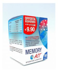Memory Act Integratore per la Memoria 50 compresse