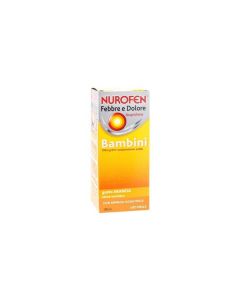 Nurofen Febbre Dolore Bambini 100mg/5ml Arancia Senza Zucchero 150ml