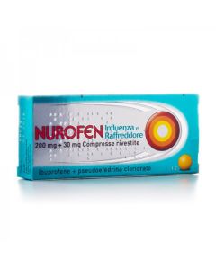 Nurofen Influenza e Raffreddore 200 mg + 30 mg 12 Compresse Rivestite