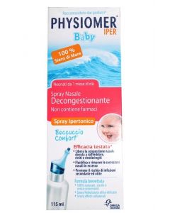 Physiomer Iper Baby Spray Ipertonico Decongestionante Nasale 115 ml