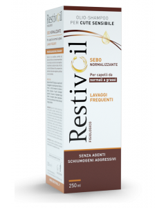 Restivoil Fisiologico Sebonormalizzante Olio Shampoo Lavaggi Frequenti 250 ml