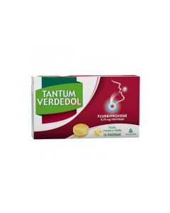 Tantum Verdedol 8,75mg Flurbiprofene Gusto Limone e Miele 16 Pastiglie