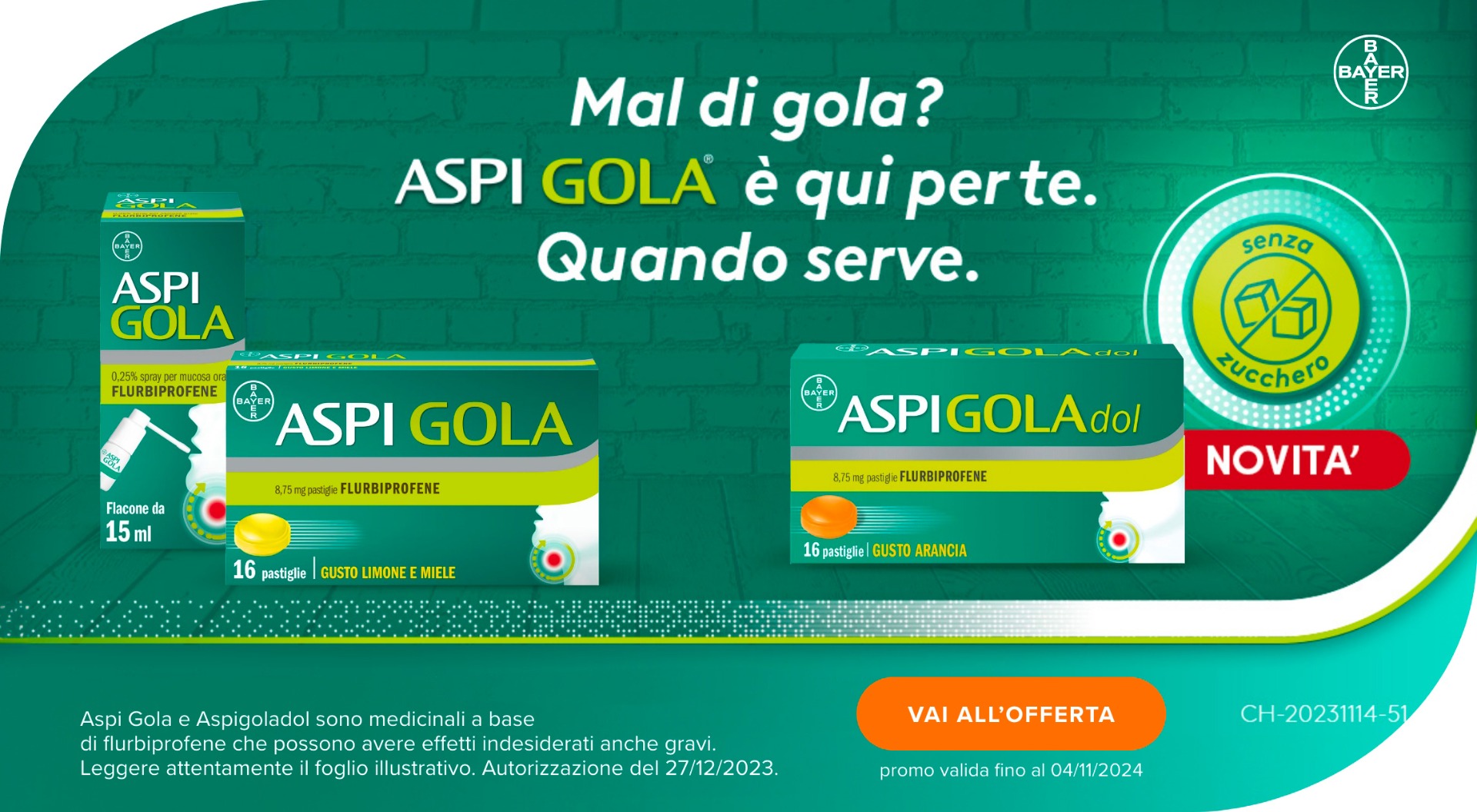 Banner promo Aspi Gola